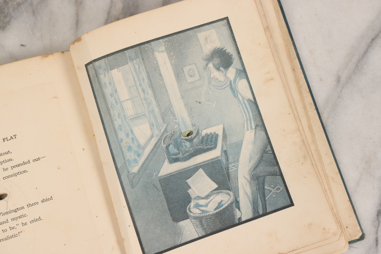 Lot 149 - "The Rocket Book" Antique Illustrated Children's Book By Peter Newell, Published By Harper & Brothers, New York, Copyright 1912, Patented June 4, 1912