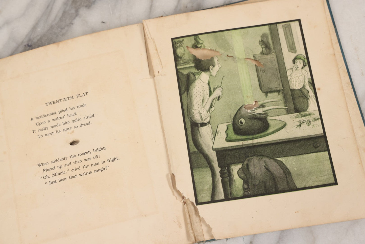 Lot 149 - "The Rocket Book" Antique Illustrated Children's Book By Peter Newell, Published By Harper & Brothers, New York, Copyright 1912, Patented June 4, 1912