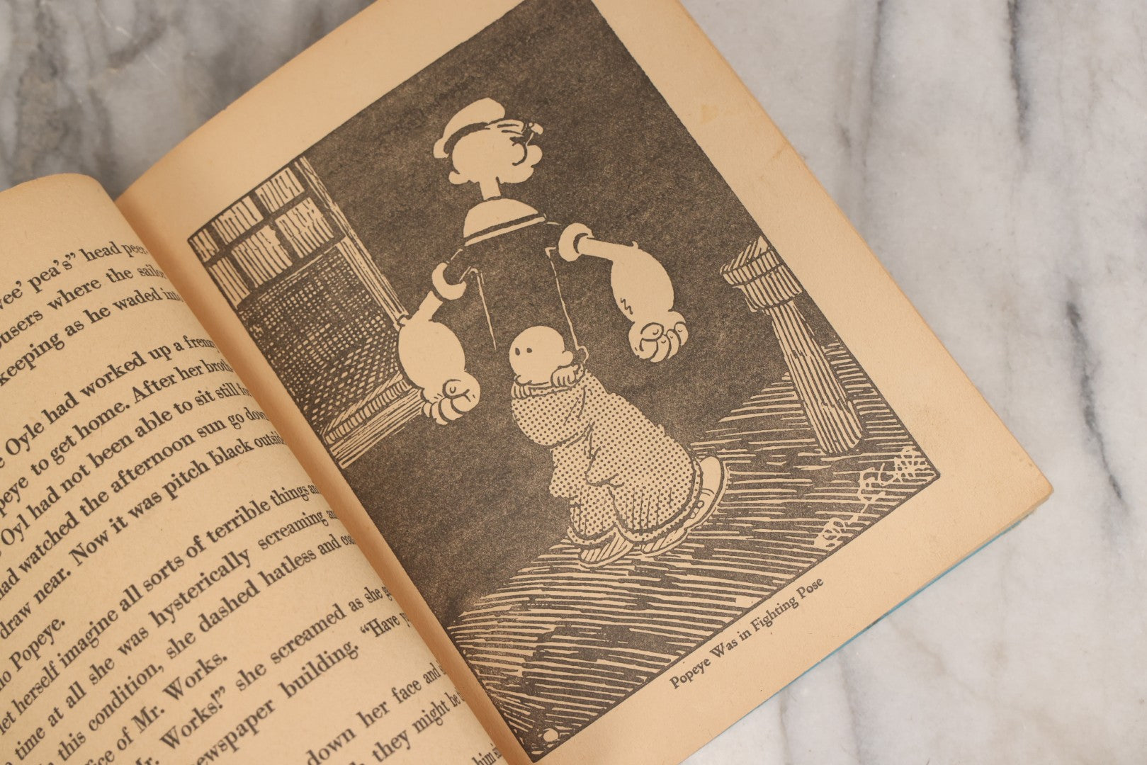 Lot 155 - "Thimble Theatre — Starring Popeye" Antique Children's Coloring Book By Segar, With Over 150 Pictures, Published By Whitman Publishing Company, Racine, Wisconsin, Copyright 1935 By King Features Syndicate, Inc., Wear To Spine