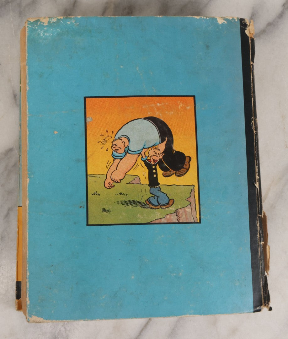 Lot 155 - "Thimble Theatre — Starring Popeye" Antique Children's Coloring Book By Segar, With Over 150 Pictures, Published By Whitman Publishing Company, Racine, Wisconsin, Copyright 1935 By King Features Syndicate, Inc., Wear To Spine