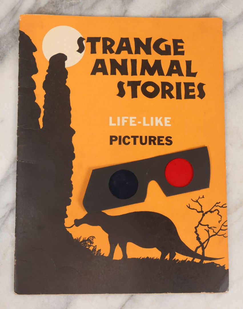 Lot 160 - "Strange Animal Stories" Antique Children's 3D Book With Ortho-Scope By Helen McKenna, Published By Dickery Company, Chicago, 1936