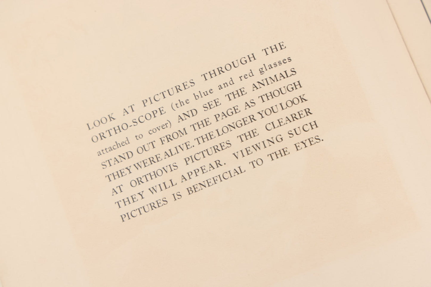 Lot 160 - "Strange Animal Stories" Antique Children's 3D Book With Ortho-Scope By Helen McKenna, Published By Dickery Company, Chicago, 1936