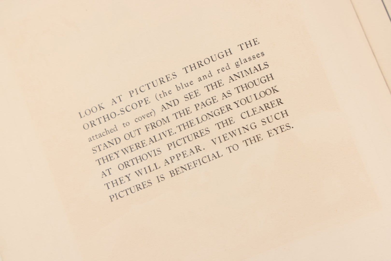 Lot 160 - "Strange Animal Stories" Antique Children's 3D Book With Ortho-Scope By Helen McKenna, Published By Dickery Company, Chicago, 1936
