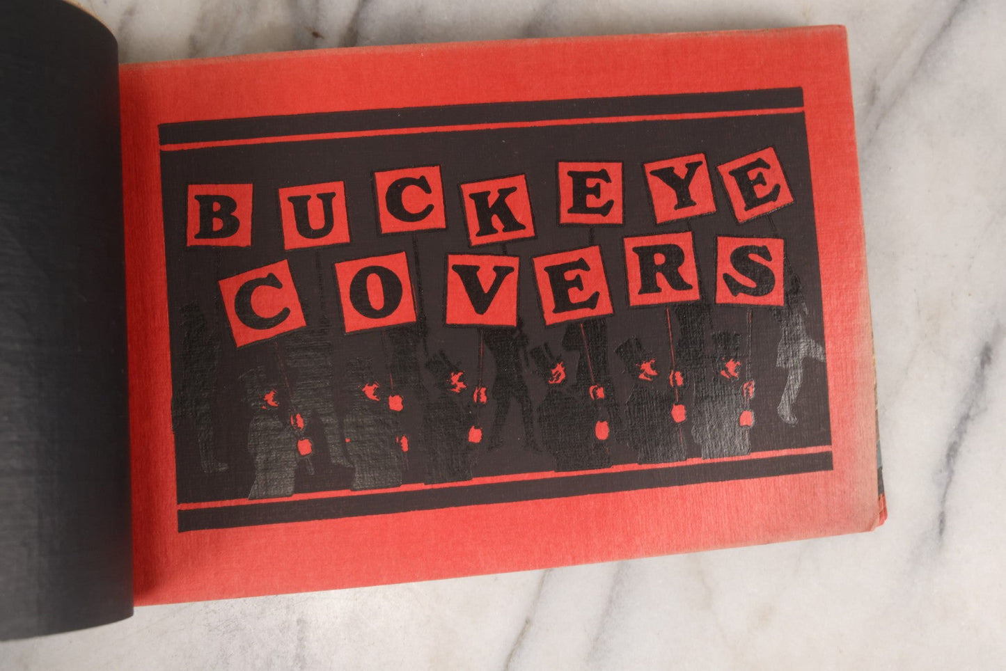 Lot 167 - Antique Paper Sample Book "Buckeye Covers" No. 2 By The Beckett Paper Company, Hamilton, Ohio – Ripple And Crash Finishes
