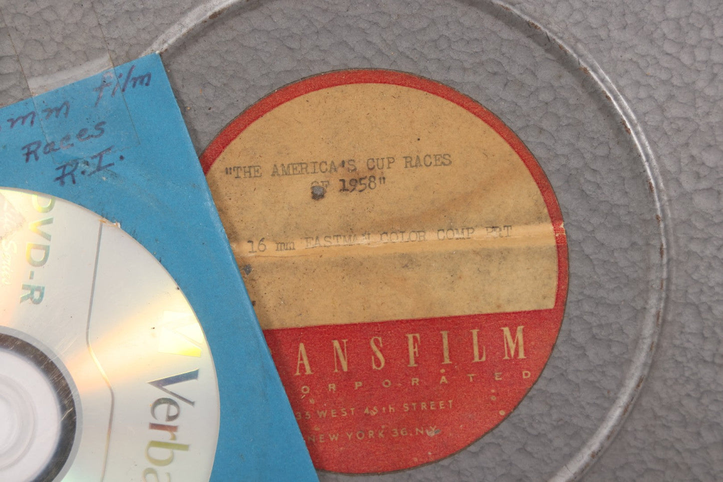 Lot 197 - Vintage 16Mm Film, "The America's Cup Races," 1958, In Sealed Canister With Dvd Transfer