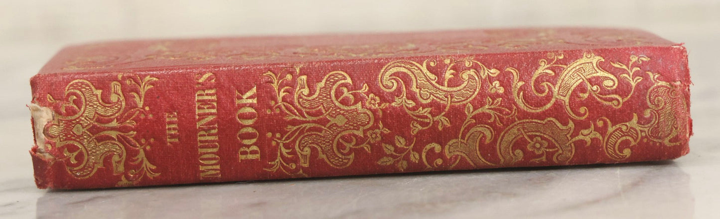Lot 007 - "The Mourner's Book" Antique Miniature Devotional Book On Death And Mourning, Undated