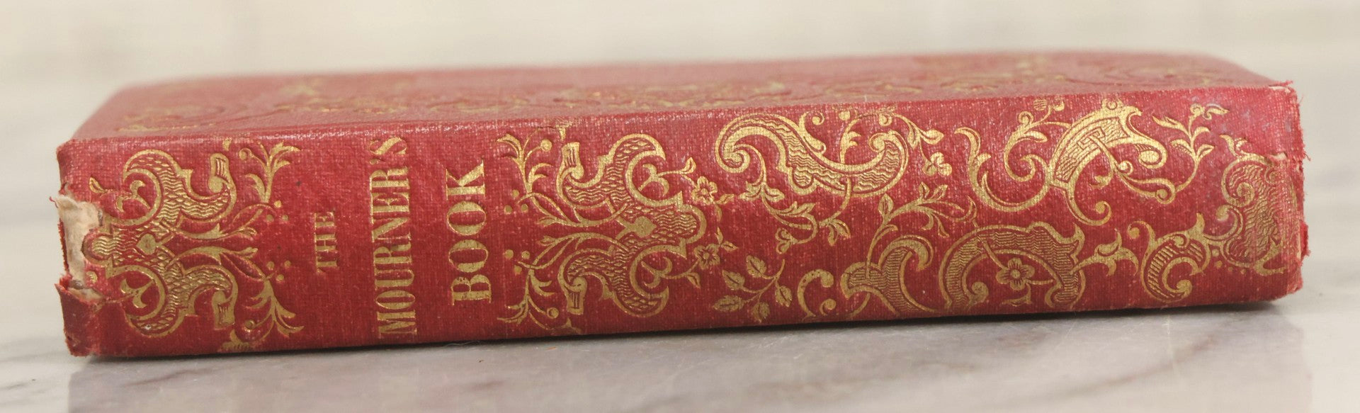 Lot 007 - "The Mourner's Book" Antique Miniature Devotional Book On Death And Mourning, Undated