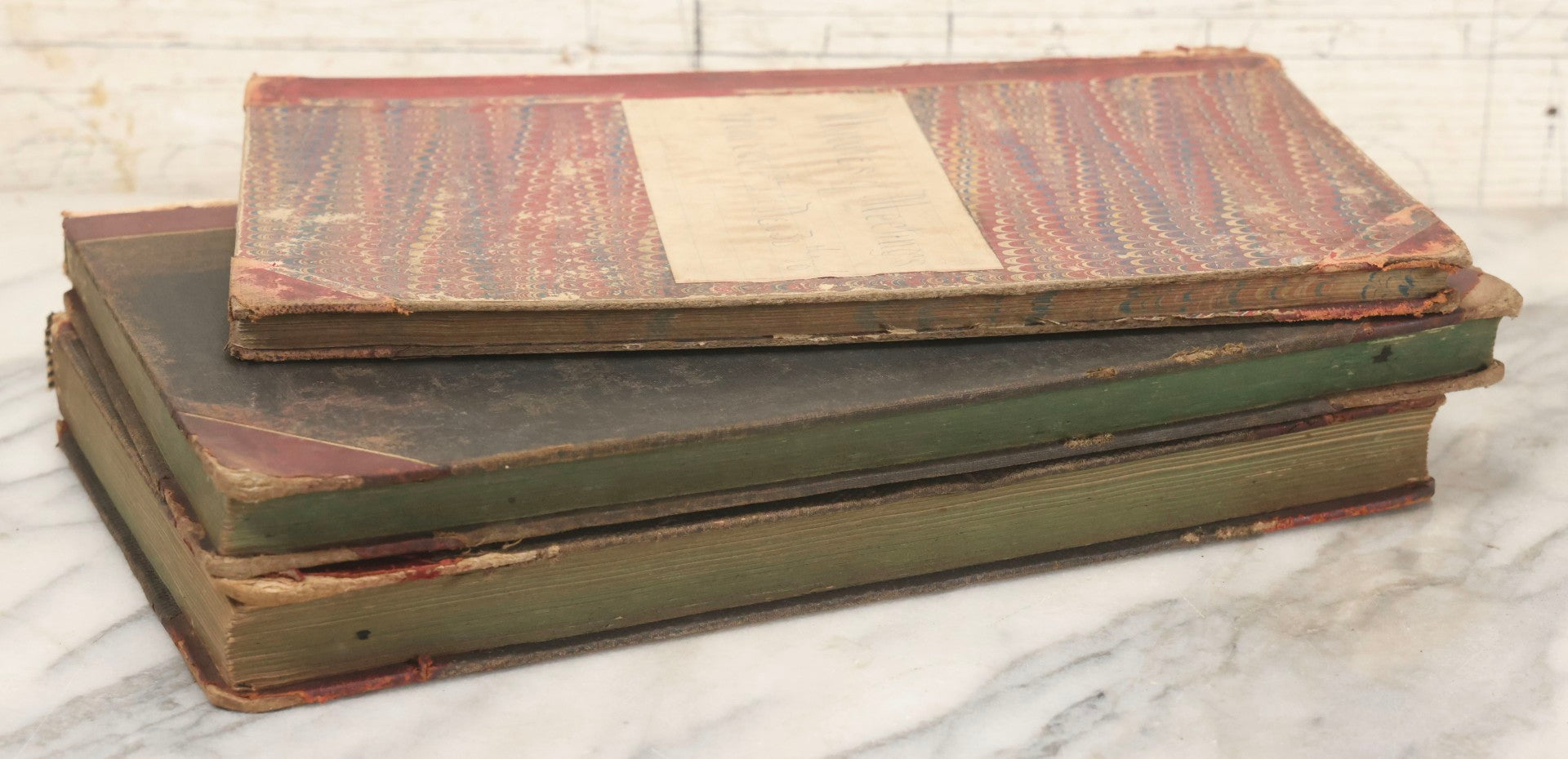 Lot 035 - Antique Grouping Of Archival Materials From The Order Of United American Mechanics O.U.A.M., Excelsior Council No. 2, Waterbury, Connecticut, Including Three Meeting Minute Books, 1876–1909, And Loose Ephemera