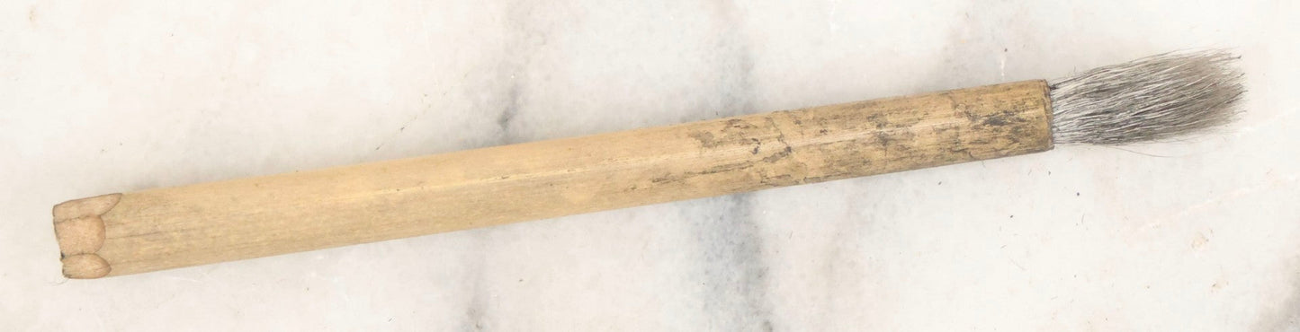 Lot 051 - Antique Copper Japanese Yatate Brush Inkwell With Sliding Loop And Hinged Lid, 7" L