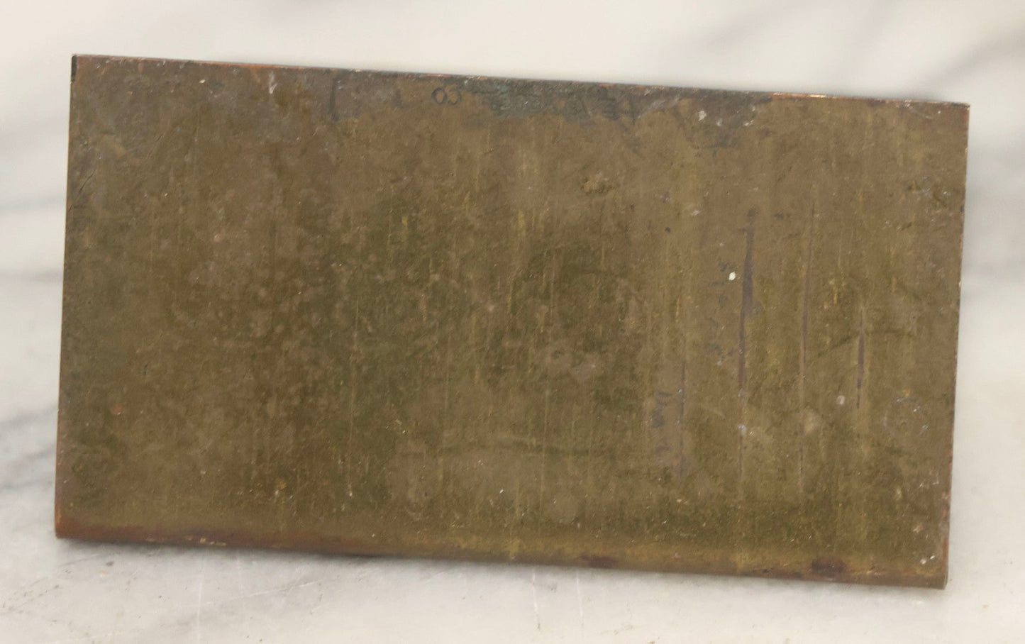 Lot 062 - Vintage Brass Advertising Calendar Holder For Boston Woven Hose & Rubber Company With Bulldog Logo Trademark