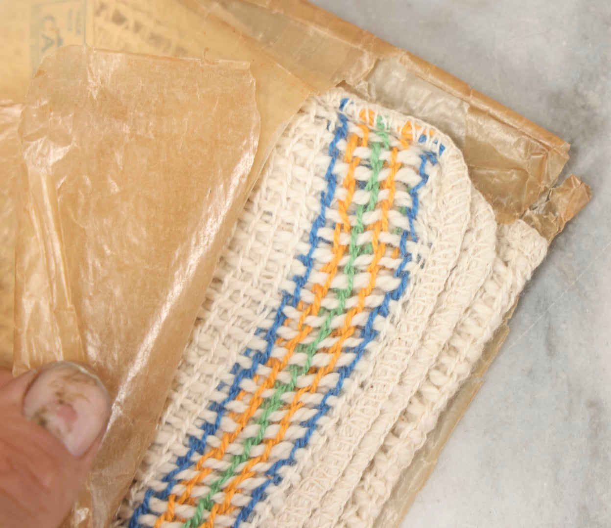 Lot 126 - Vintage Old Witch Company Advertising Premium Cleaning Cloth With Original Packaging, New York City