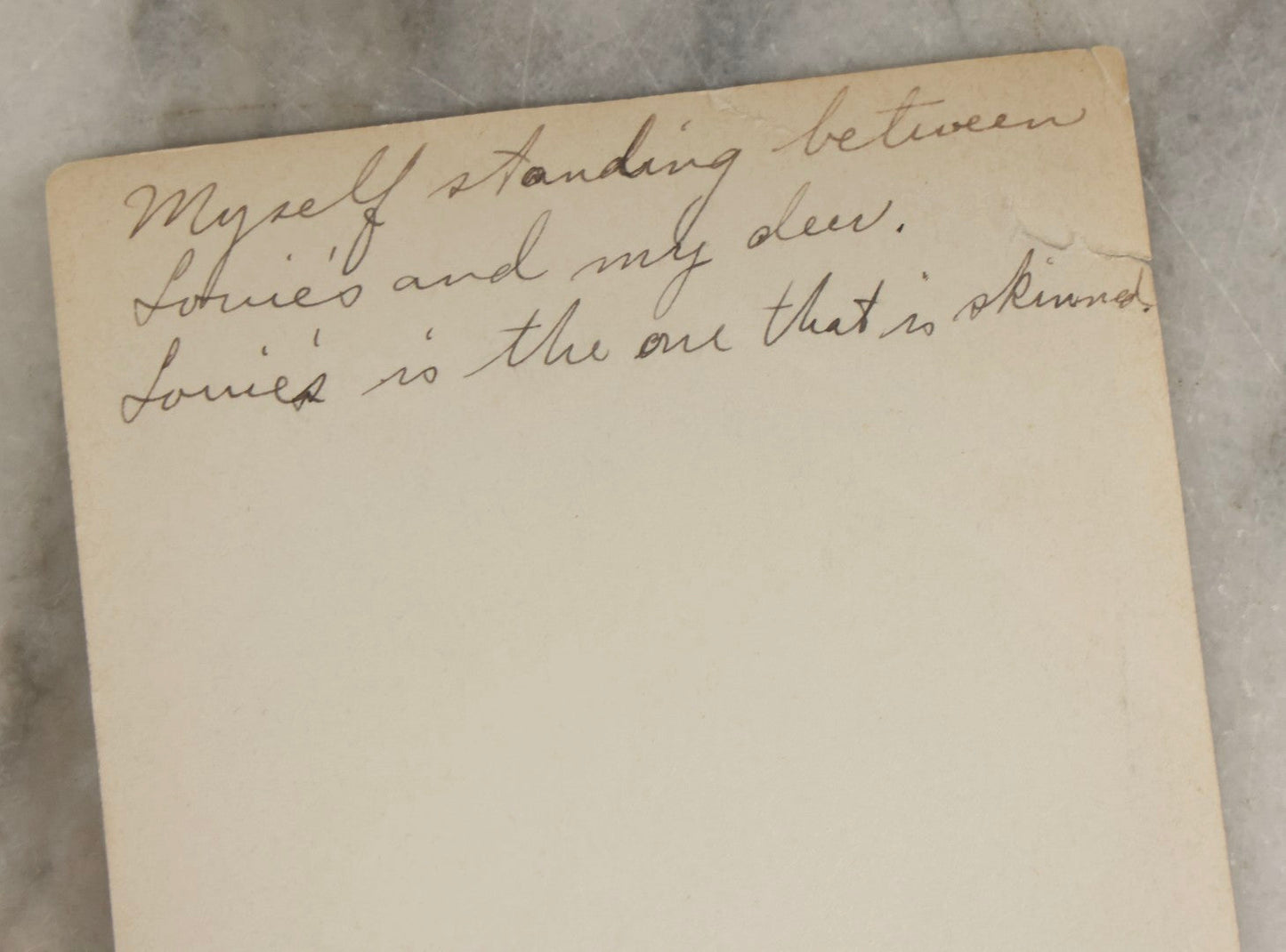 Lot 185 - Grouping Of Six Antique Hunting And Outdoor Photographs Including RPPC Of Young Man With Porcupine Kill At Campsite, Two Snapshots With Deer, Geese, And Gun, And Mounted Winter Photo Of Man With Rabbit, Hubert Soule, Fairfield, Vermont