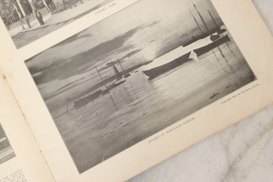 Lot 222 - Antique Illustrated Photo And Advertisement Booklet “Portland, Maine And Its Attractions,” Published By Geo. W. Richardson, New York