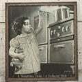 Lot 234 - Vintage Safety Photograph “A Thoughtless Parent—A Disfigured Child,” Signed Sarra, In Gray Painted Frame, 11-1/8" x 12-1/8"