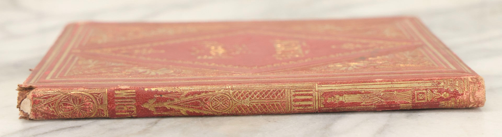 Lot 240 - "Philopoena Album" Antique Gilt-Embellished Friendship And Autograph Book Published By Leavitt & Allen, New York, Circa 1857, With Engraved Illustrations And Gilt Fore Edge