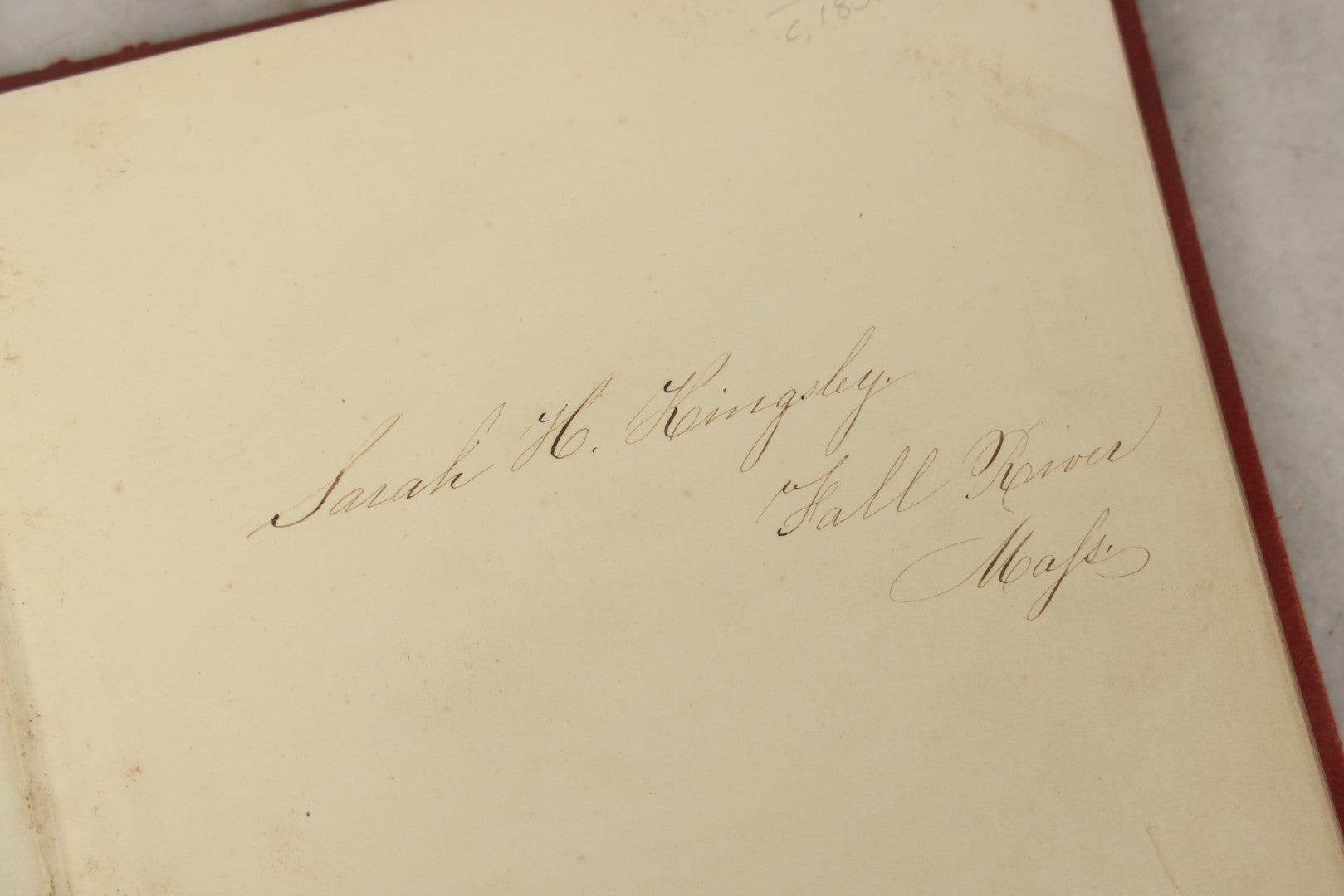 Lot 240 - "Philopoena Album" Antique Gilt-Embellished Friendship And Autograph Book Published By Leavitt & Allen, New York, Circa 1857, With Engraved Illustrations And Gilt Fore Edge