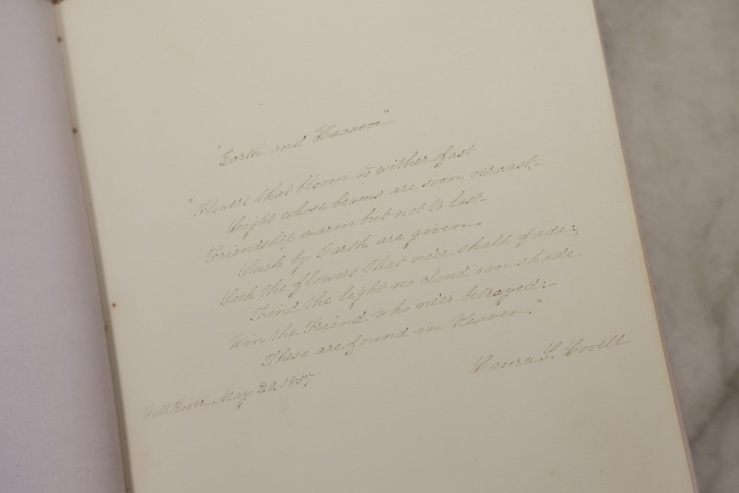 Lot 240 - "Philopoena Album" Antique Gilt-Embellished Friendship And Autograph Book Published By Leavitt & Allen, New York, Circa 1857, With Engraved Illustrations And Gilt Fore Edge