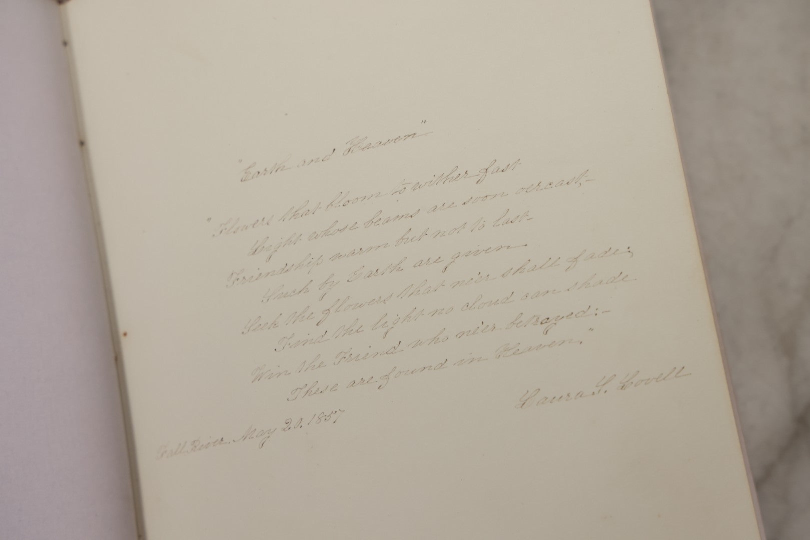 Lot 240 - "Philopoena Album" Antique Gilt-Embellished Friendship And Autograph Book Published By Leavitt & Allen, New York, Circa 1857, With Engraved Illustrations And Gilt Fore Edge