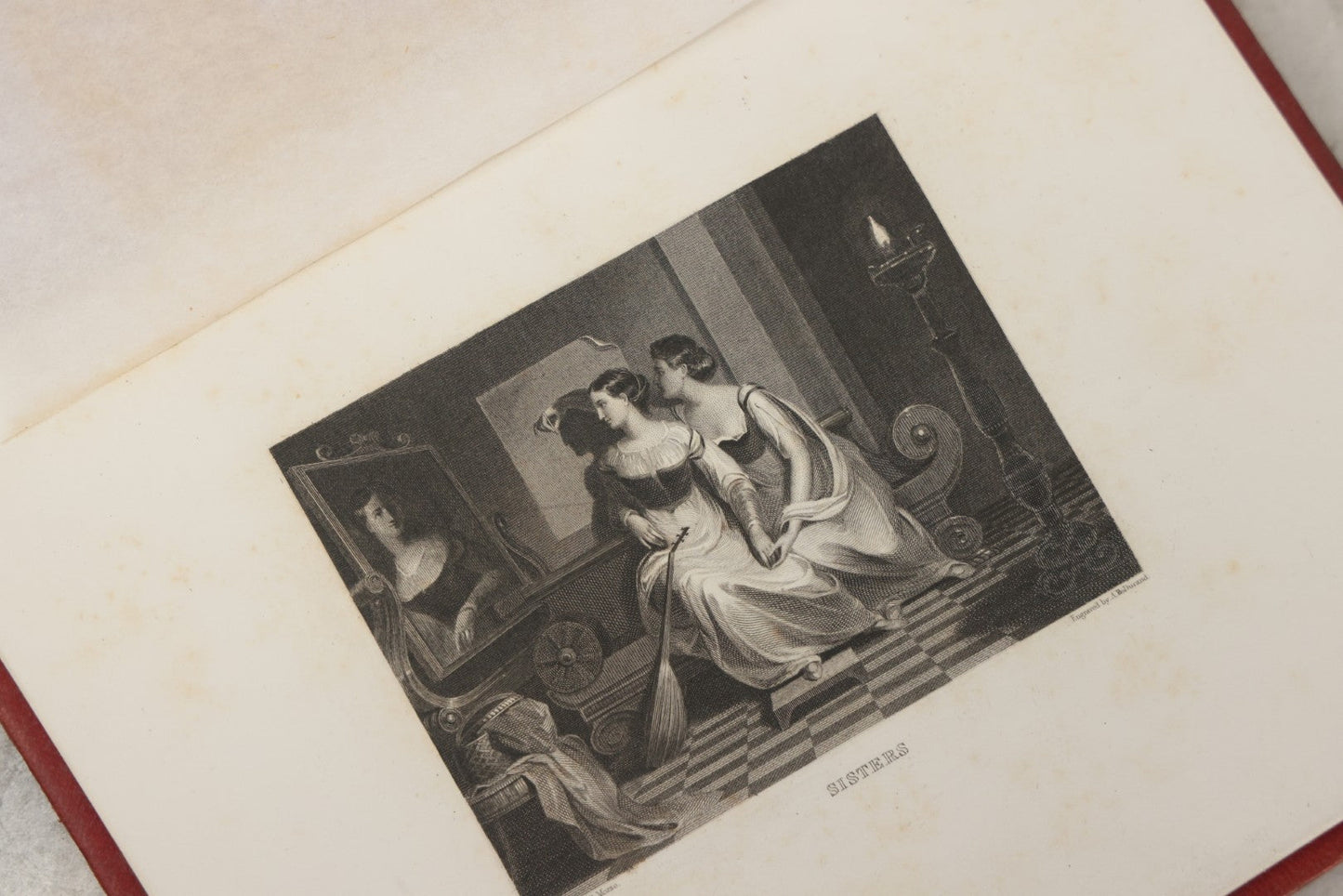 Lot 240 - "Philopoena Album" Antique Gilt-Embellished Friendship And Autograph Book Published By Leavitt & Allen, New York, Circa 1857, With Engraved Illustrations And Gilt Fore Edge