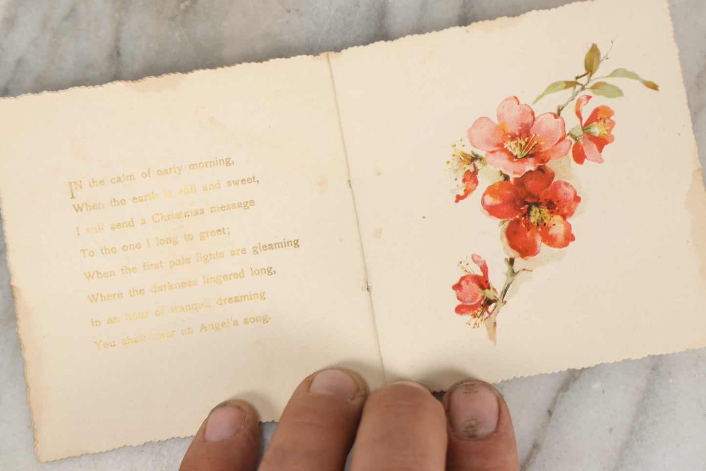 Lot 250 - Grouping Of Four Antique Valentine And Christmas Cards Including Mechanical And Booklet Formats, Ernest Nister And Castell Brothers Ltd., London And New York