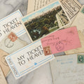 Lot 251 - Grouping Of Antique And Vintage Ephemera, Including 1894 Intoxication Arrest Warrant, Antique Postmarked Envelopes, And Two "My Ticket To Heaven" 1995 Booklets