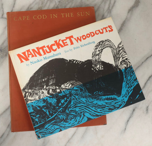 Lot 287 - Pair Of Vintage Illustrated And Photographic Massachusetts Art Books Including "Nantucket Woodcuts" By Naoko Matsubara With Text By Fritz Eichenberg, And "Cape Cod In The Sun" By Samuel Chamberlain