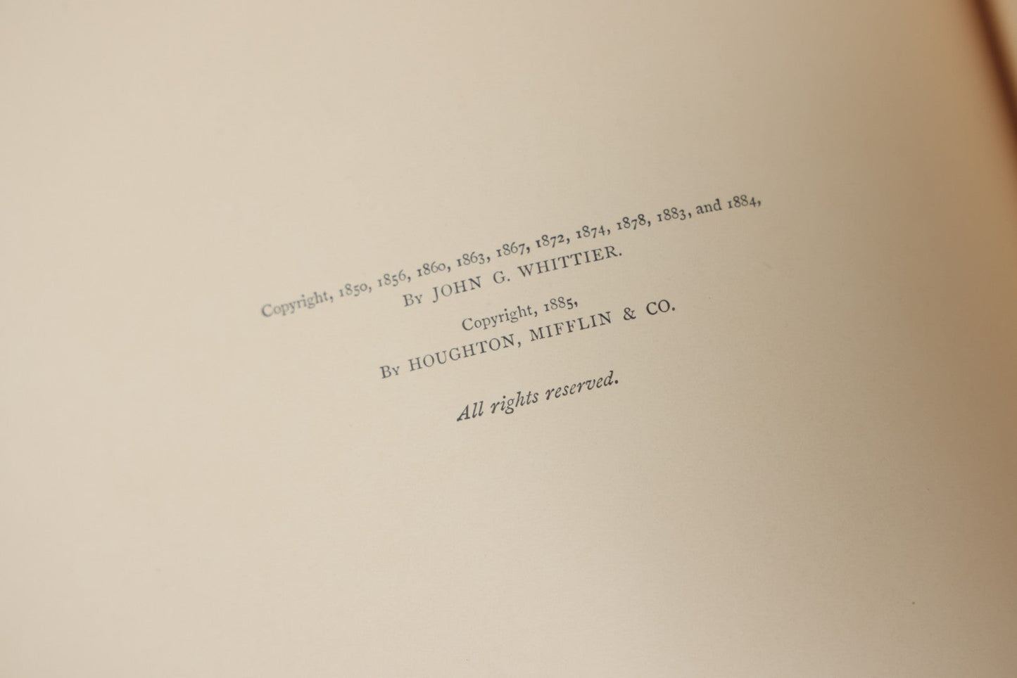 Lot 288 - "Poems Of Nature" Antique Large Format Illustrated Book By John Greenleaf Whittier, Illustrated By Elbridge Kingsley, Published By Houghton, Mifflin And Company, Boston, 1886, With Pine Cone And Pine Leaf Designs On Covers And Gilt Foredge