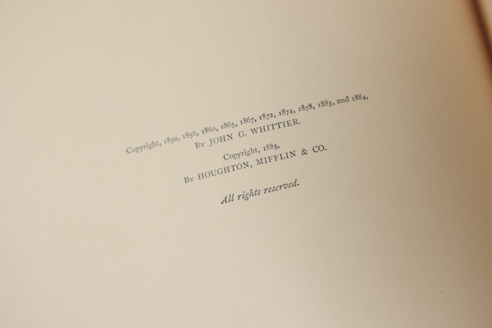 Lot 288 - "Poems Of Nature" Antique Large Format Illustrated Book By John Greenleaf Whittier, Illustrated By Elbridge Kingsley, Published By Houghton, Mifflin And Company, Boston, 1886, With Pine Cone And Pine Leaf Designs On Covers And Gilt Foredge