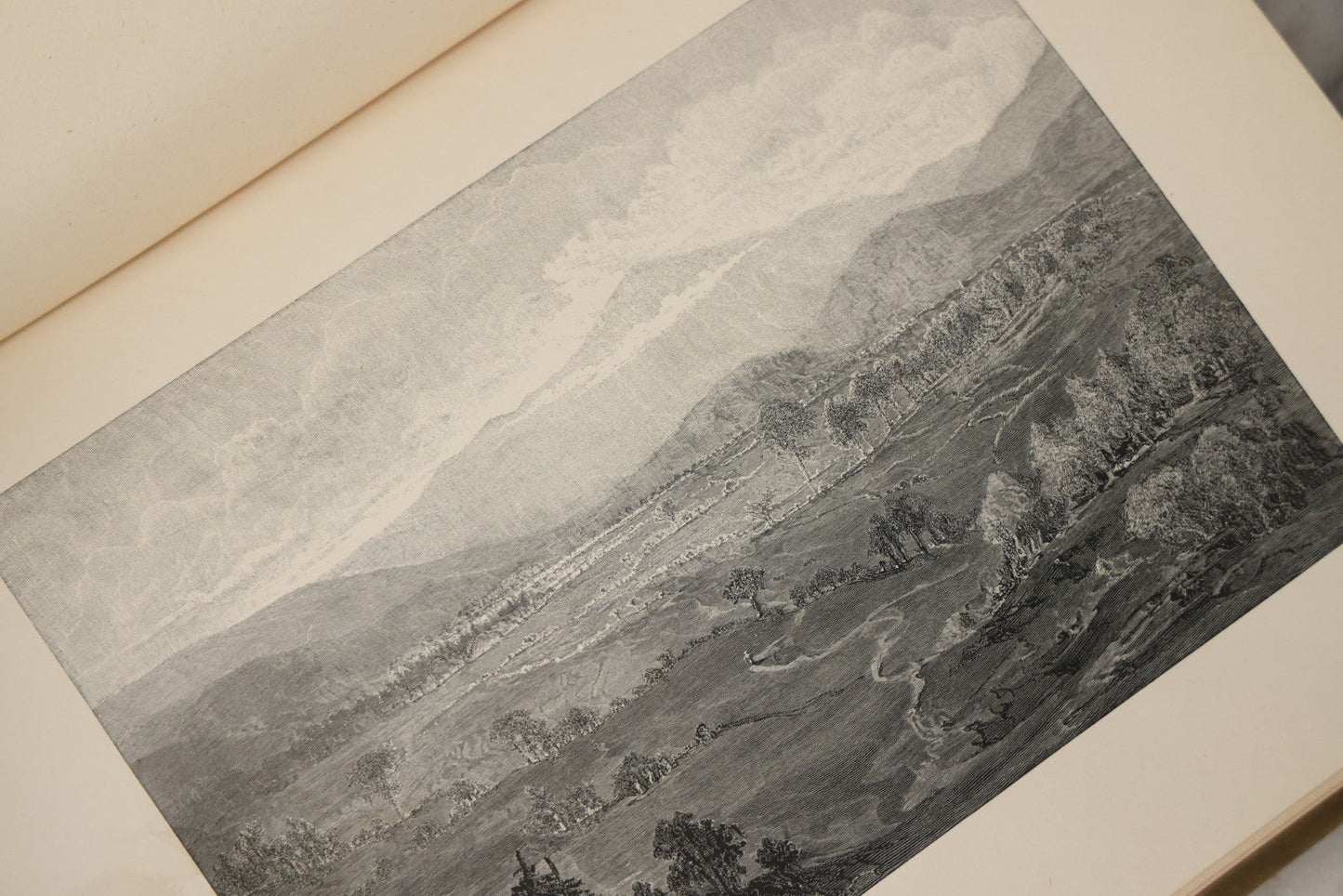 Lot 288 - "Poems Of Nature" Antique Large Format Illustrated Book By John Greenleaf Whittier, Illustrated By Elbridge Kingsley, Published By Houghton, Mifflin And Company, Boston, 1886, With Pine Cone And Pine Leaf Designs On Covers And Gilt Foredge