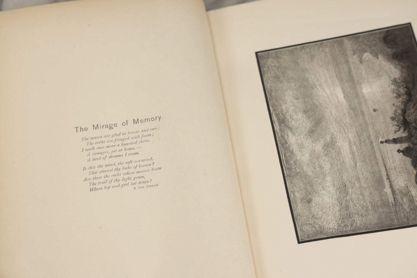 Lot 288 - "Poems Of Nature" Antique Large Format Illustrated Book By John Greenleaf Whittier, Illustrated By Elbridge Kingsley, Published By Houghton, Mifflin And Company, Boston, 1886, With Pine Cone And Pine Leaf Designs On Covers And Gilt Foredge