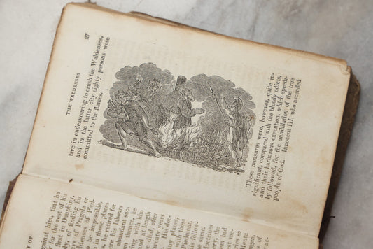Lot 295 - "History Of The Waldenses" Antique Religious History Book, Undated, Circa 1846