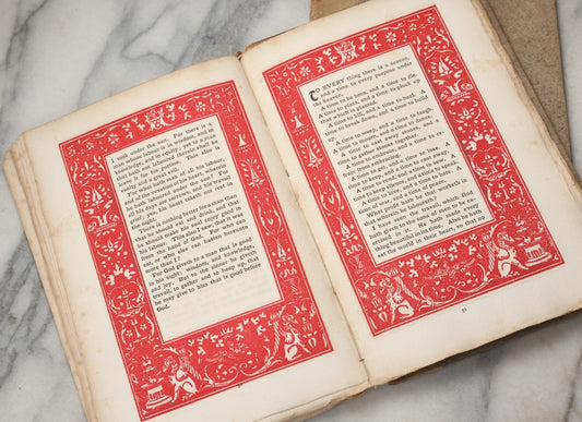 Lot 297 - "The Journal Of Koheleth: Being A Reprint Of The Book Of Ecclesiastes With An Essay By Elbert Hubbard" Antique Limited Edition Book, Roycroft Printing Shop, 1896, Note Front Cover Detached