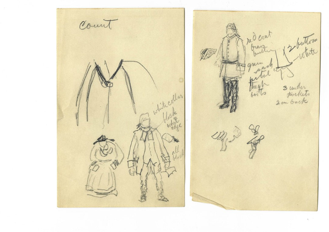 Lot 005 - Extensive Archive Of Original Sketches, Studies, And Notes Attributed To Norman Mills Price (1877–1951), Including Preparatory Work For “The Sea Rogue's Moon," With Envelope From Liberty Magazine Addressed To 527 Riverside Dr., New York City