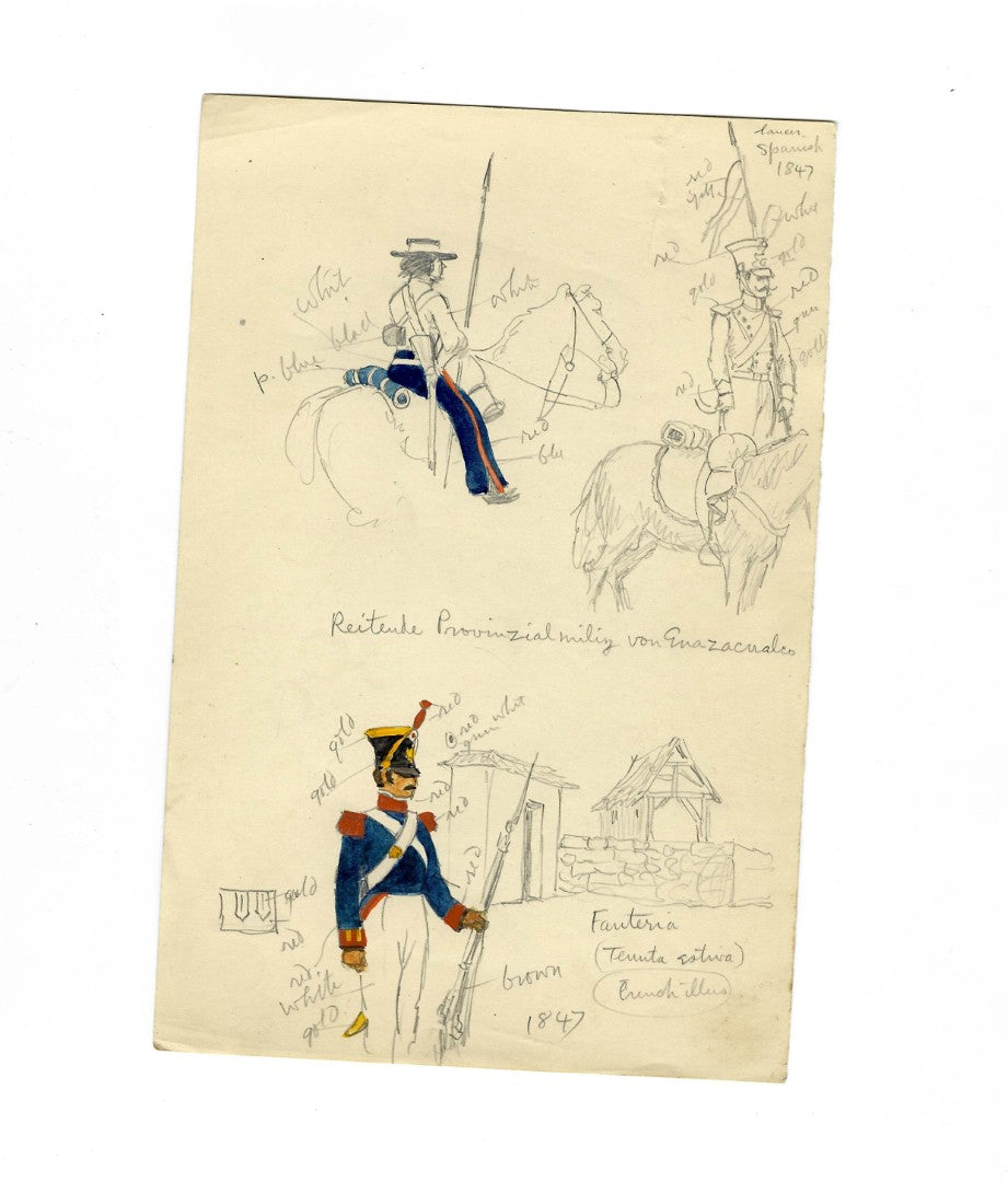 Lot 005 - Extensive Archive Of Original Sketches, Studies, And Notes Attributed To Norman Mills Price (1877–1951), Including Preparatory Work For “The Sea Rogue's Moon," With Envelope From Liberty Magazine Addressed To 527 Riverside Dr., New York City