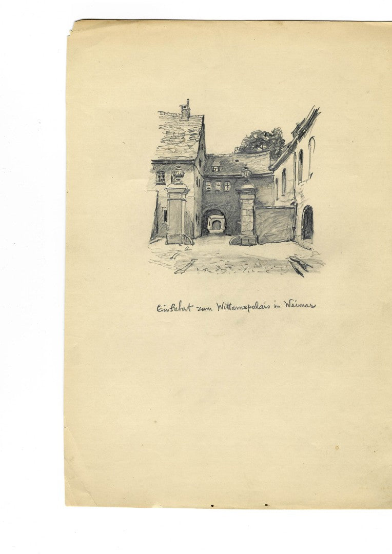 Lot 005 - Extensive Archive Of Original Sketches, Studies, And Notes Attributed To Norman Mills Price (1877–1951), Including Preparatory Work For “The Sea Rogue's Moon," With Envelope From Liberty Magazine Addressed To 527 Riverside Dr., New York City