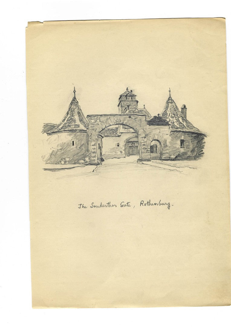Lot 005 - Extensive Archive Of Original Sketches, Studies, And Notes Attributed To Norman Mills Price (1877–1951), Including Preparatory Work For “The Sea Rogue's Moon," With Envelope From Liberty Magazine Addressed To 527 Riverside Dr., New York City