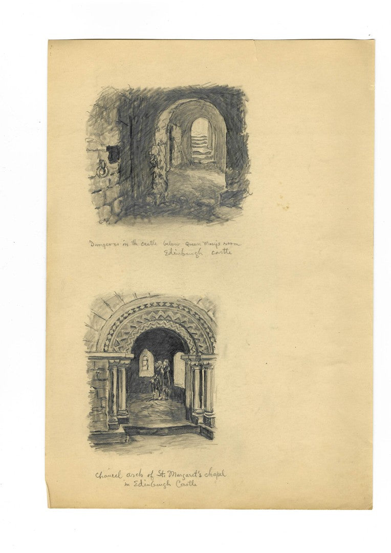Lot 005 - Extensive Archive Of Original Sketches, Studies, And Notes Attributed To Norman Mills Price (1877–1951), Including Preparatory Work For “The Sea Rogue's Moon," With Envelope From Liberty Magazine Addressed To 527 Riverside Dr., New York City