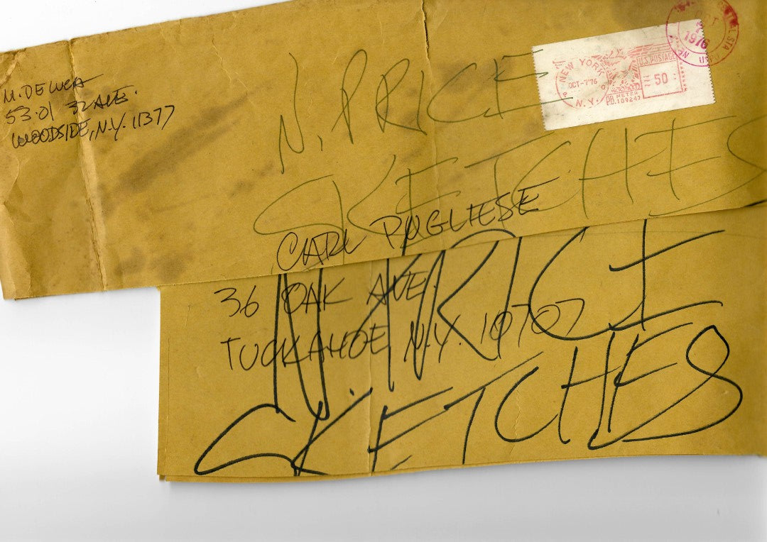 Lot 005 - Extensive Archive Of Original Sketches, Studies, And Notes Attributed To Norman Mills Price (1877–1951), Including Preparatory Work For “The Sea Rogue's Moon," With Envelope From Liberty Magazine Addressed To 527 Riverside Dr., New York City