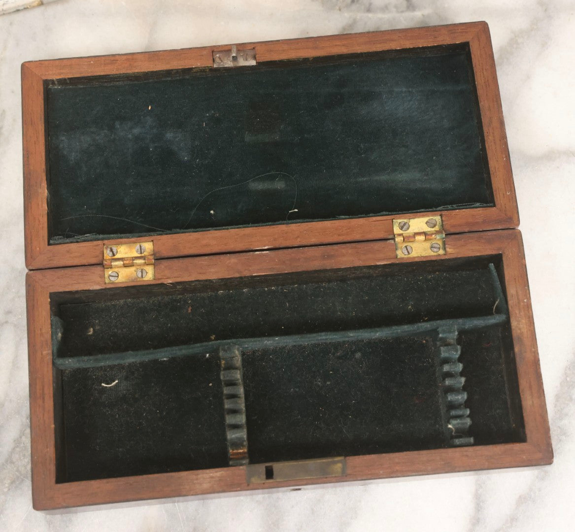 Lot 012 - Antique Surgical Implement Kit By George Tiemann & Co., New York, With 12 Implements Including Bone Handle Tools And Triple Chain Dissection Hook, In Original Box With Paper Label, Circa 1860s