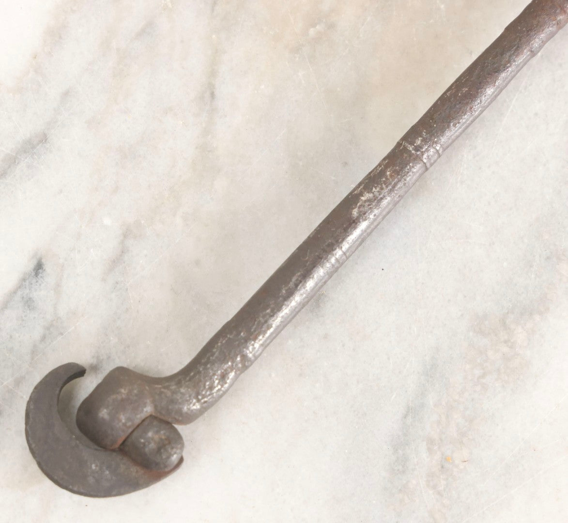 Lot 013 - Antique Cast Metal Tooth Puller With Bone Handle And Original Patina, Circa Early 19th Century, 5-1/2" L