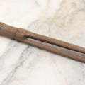 Lot 015 - Vintage Hand-Carved Wooden Fork In The Style Of A Fijian Cannibal Fork, 11-3/4" L