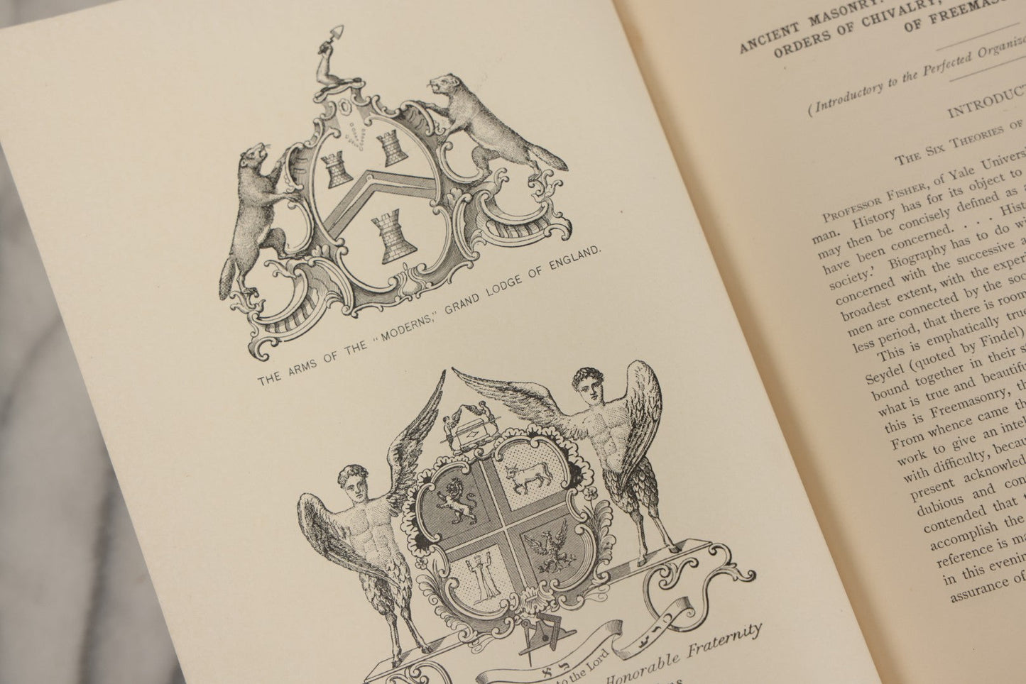 Lot 017 - "History Of Freemasonry And Concordant Orders" Antique Illustrated Masonic Reference Book By A Board Of Editors, Published By The Fraternity Publishing Company, Boston And New York, 1891