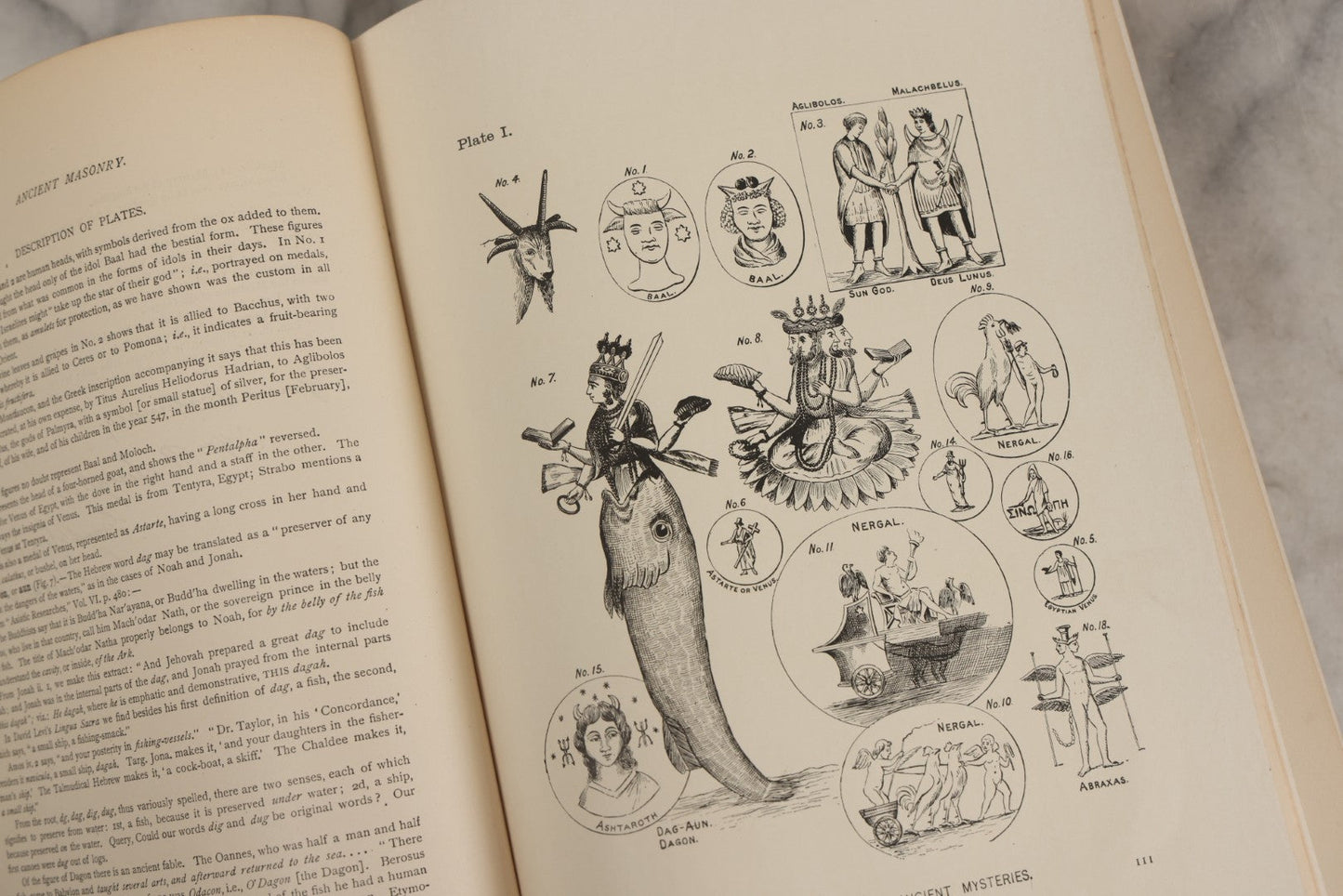Lot 017 - "History Of Freemasonry And Concordant Orders" Antique Illustrated Masonic Reference Book By A Board Of Editors, Published By The Fraternity Publishing Company, Boston And New York, 1891