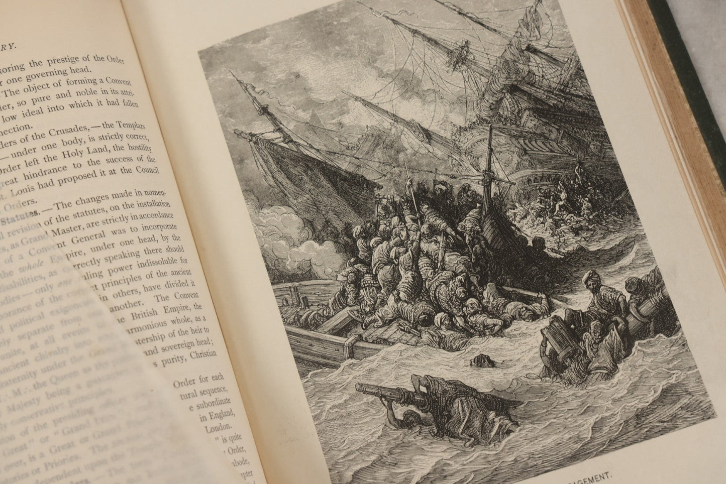 Lot 017 - "History Of Freemasonry And Concordant Orders" Antique Illustrated Masonic Reference Book By A Board Of Editors, Published By The Fraternity Publishing Company, Boston And New York, 1891