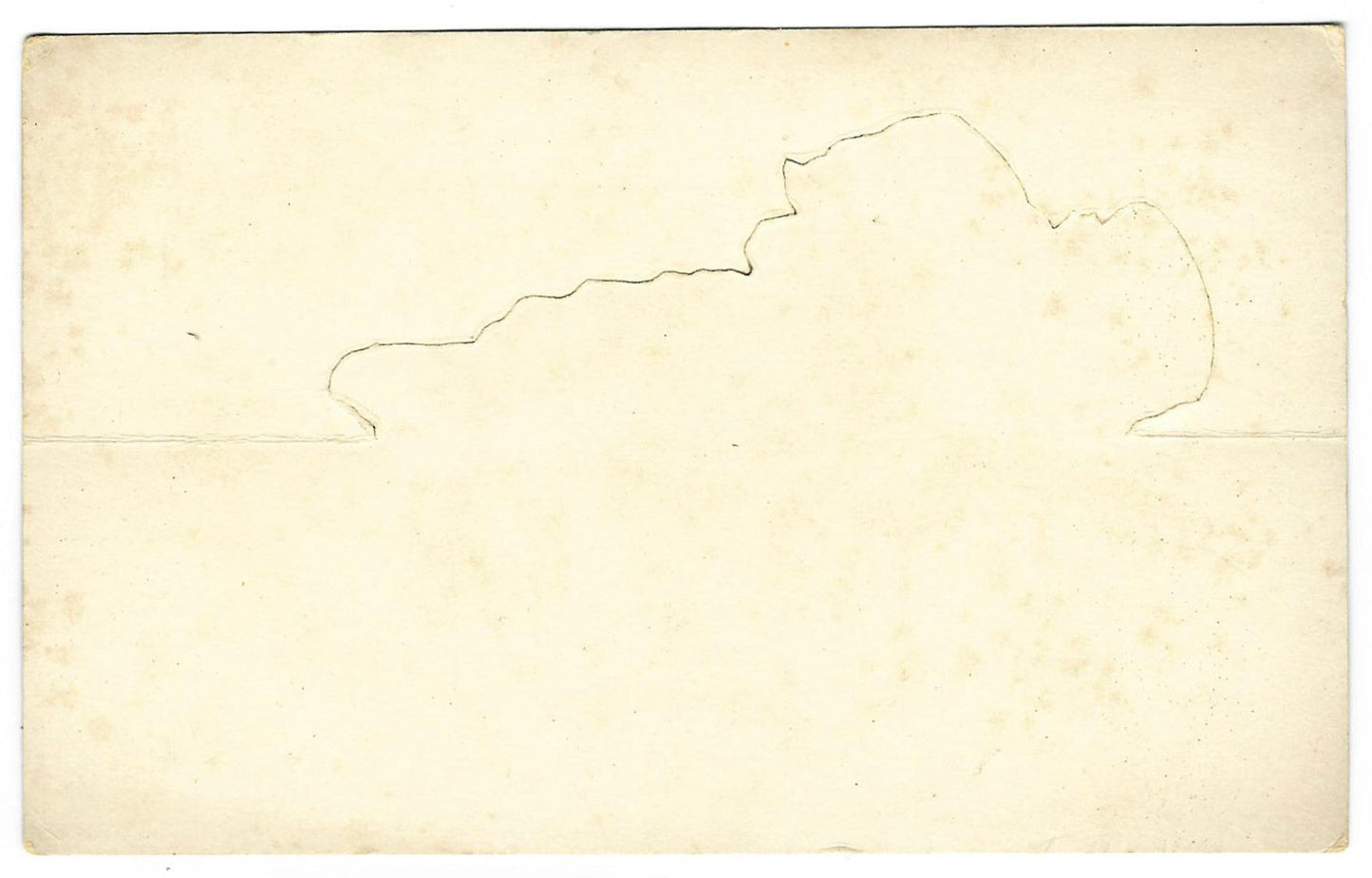 Lot 029 - Antique Die-Cut Stand-Up Halloween Card “On Halloween” Black Cat, Jack-O'-Lantern, Bats & Owl, Series H 50, Fold-Out Easel Card