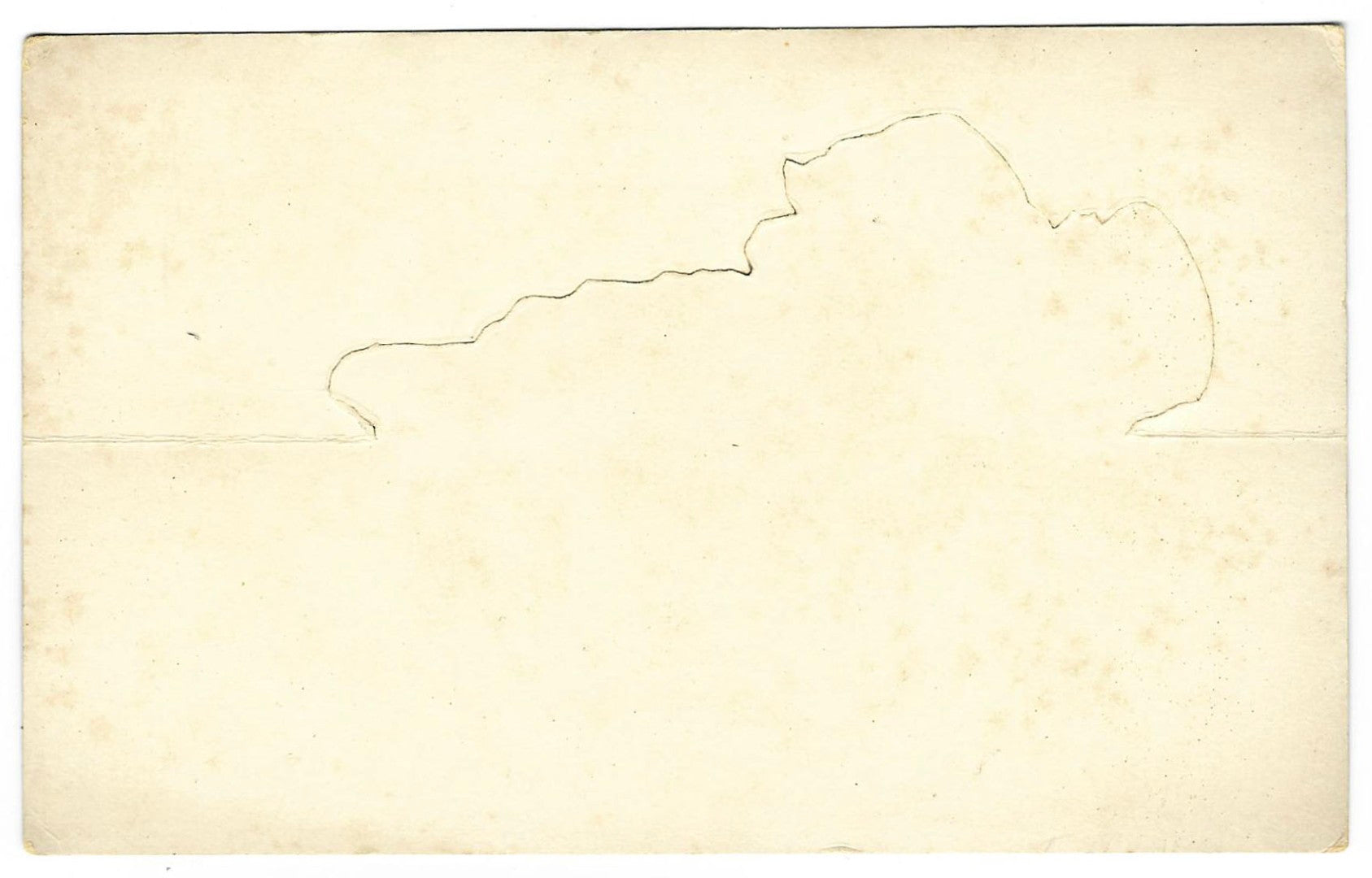 Lot 029 - Antique Die-Cut Stand-Up Halloween Card “On Halloween” Black Cat, Jack-O'-Lantern, Bats & Owl, Series H 50, Fold-Out Easel Card