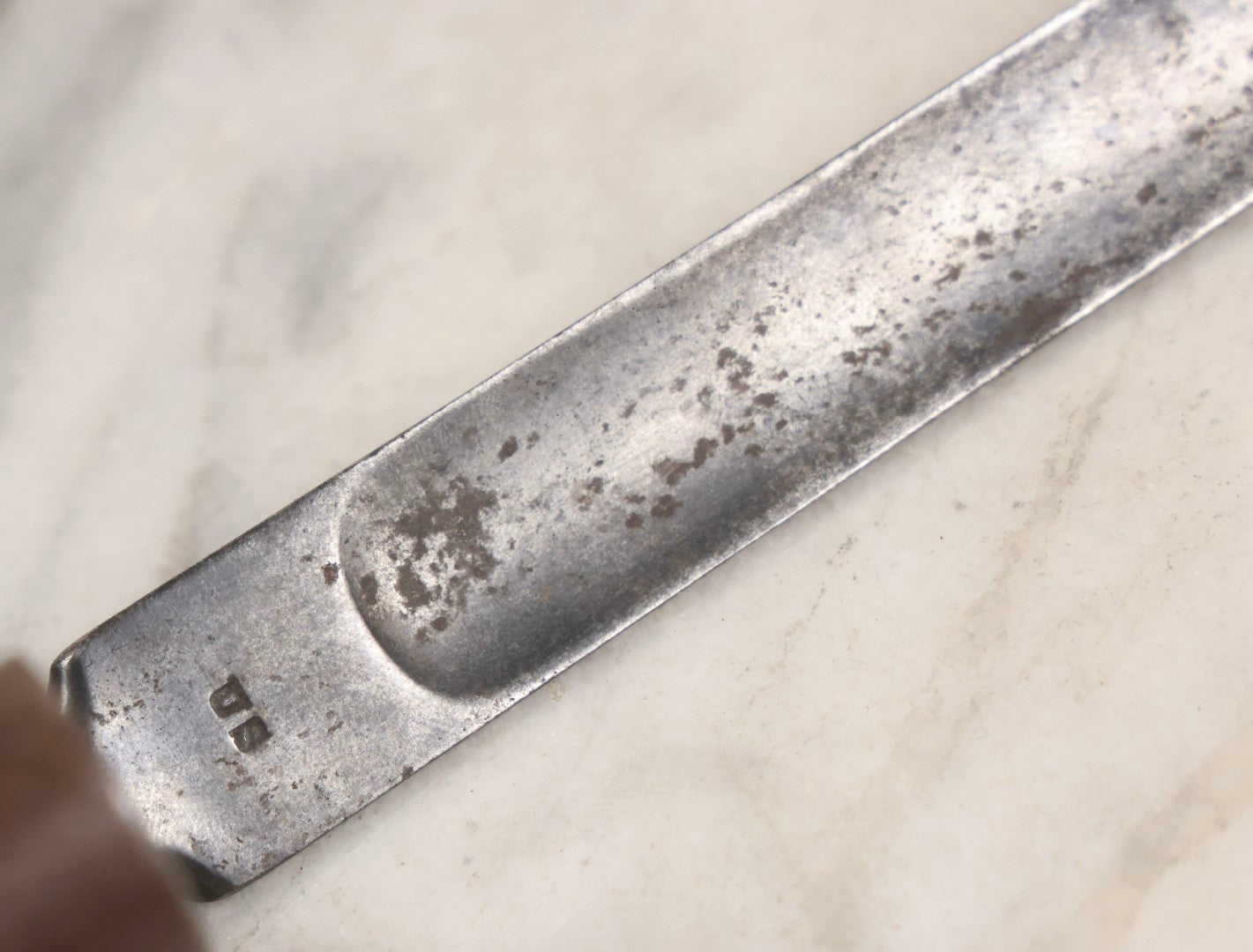 Lot 034 - Antique U.S. Socket Bayonet With "Us" Tang Stamp And Cylindrical Socket, Inconclusive Model/Authenticity, 19-1/2" L