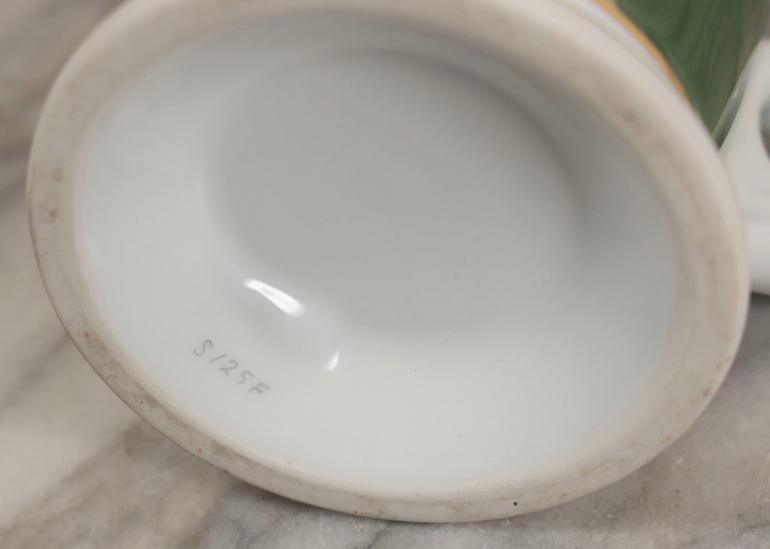 Lot 039 - Vintage "Charlie Of The Gay 90's" Occupational Shaving Mug With Policeman Motif, S125F Backstamp, 3-7/8" H