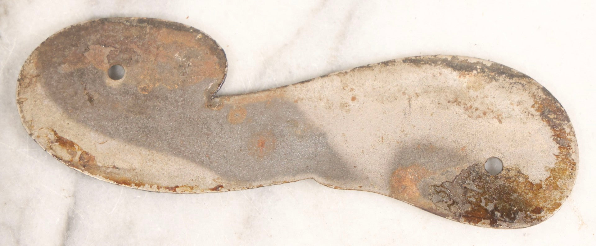 Lot 045 - Grouping Of Ten Vintage Cast Metal Air Register Badges With Scroll Design — Five “Cool Air” And Five “Warm Air”