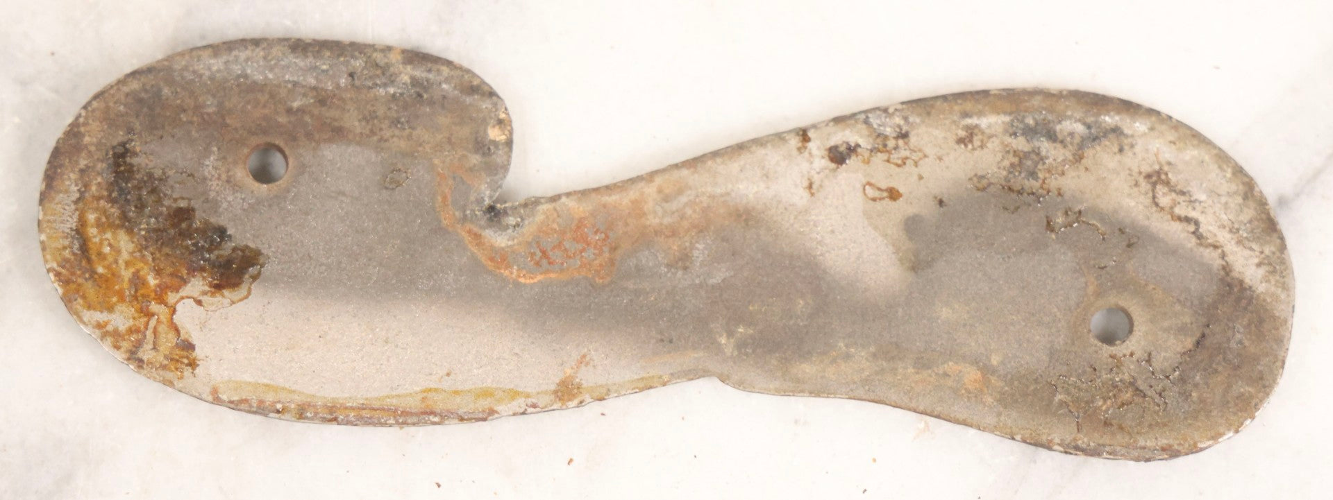 Lot 045 - Grouping Of Ten Vintage Cast Metal Air Register Badges With Scroll Design — Five “Cool Air” And Five “Warm Air”